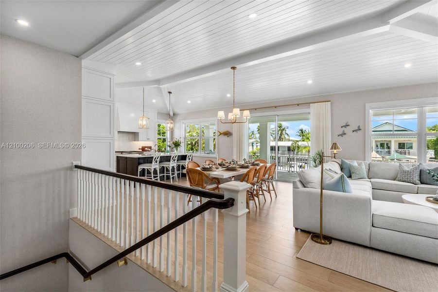 Furnished interior view inside a new home in , Tavernier (Image 70).
