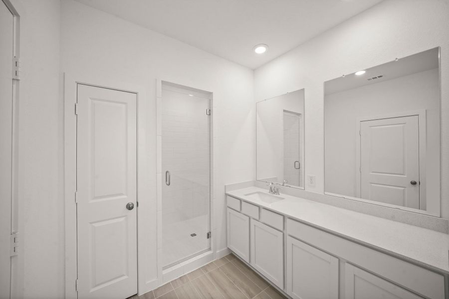 Furnished interior view inside a new home in Piccolina, Houston (Image 10).