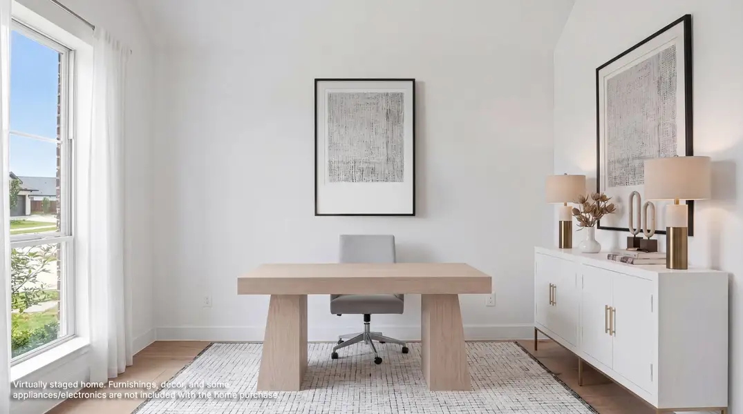 Furnished interior view inside a new home in Meraki, Forney (Image 11).