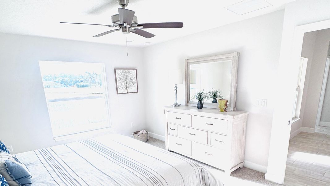 Master Suite - Model Home- King size Bed