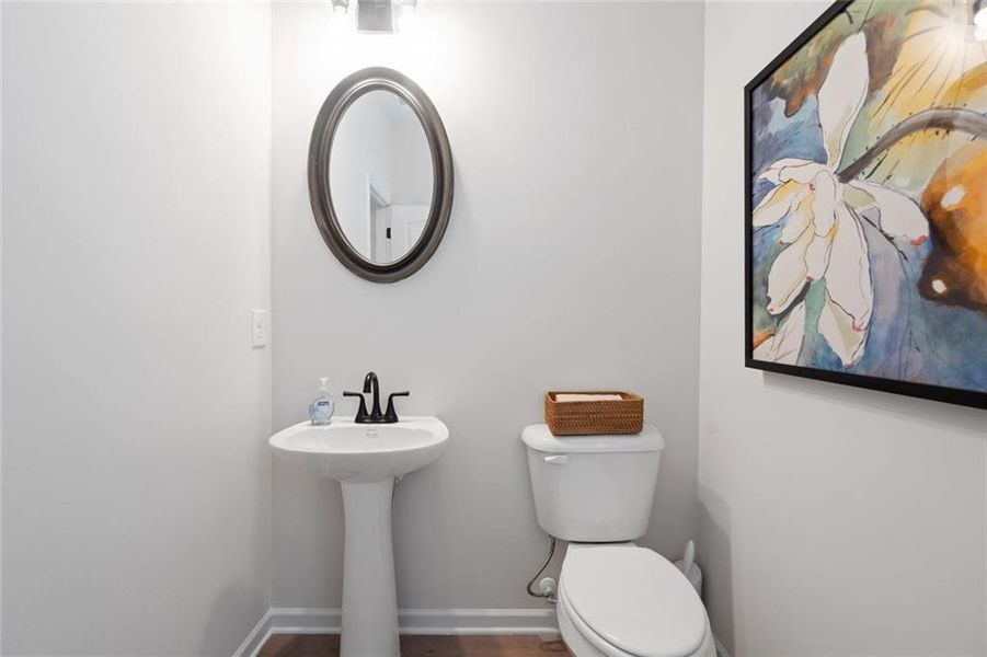Furnished interior view inside a new home in Allen Manor, Hoschton (Image 26).