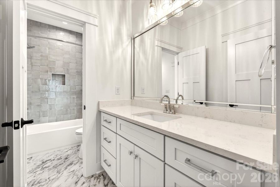 Furnished interior view inside a new home in , Charlotte (Image 9). Furnished interior view inside a new home in , Charlotte (Image 9).