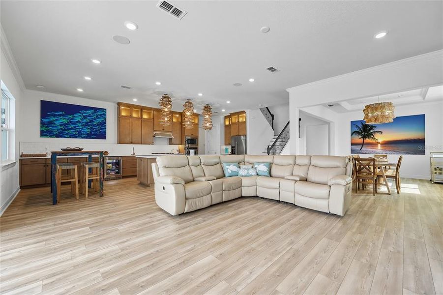 Furnished interior view inside a new home in , Orlando (Image 30).