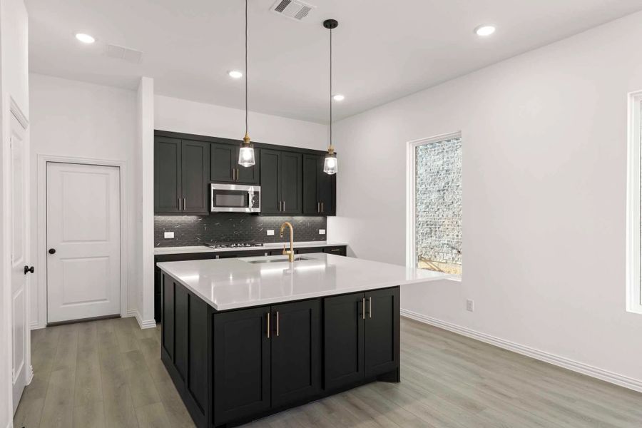 Kitchen featuring the Noir Collection