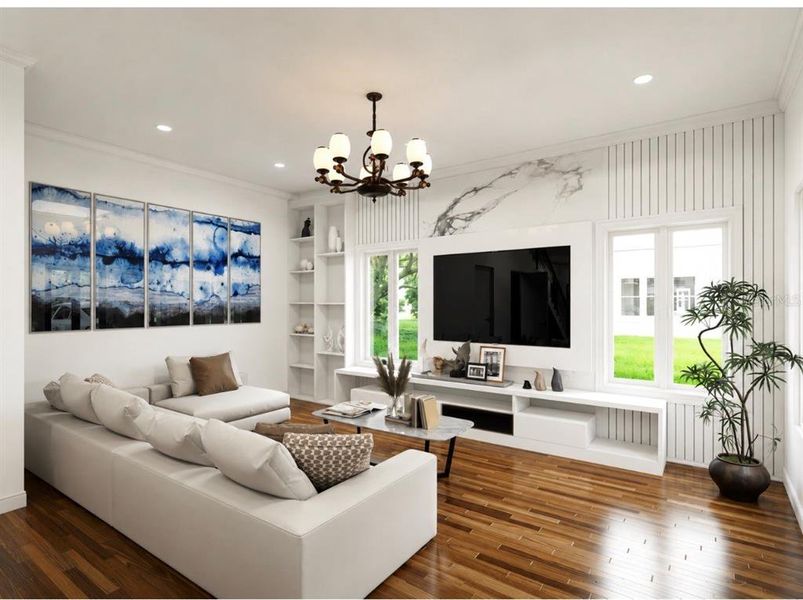 Furnished interior view inside a new home in , St. Petersburg (Image 6). Furnished interior view inside a new home in , St. Petersburg (Image 6).