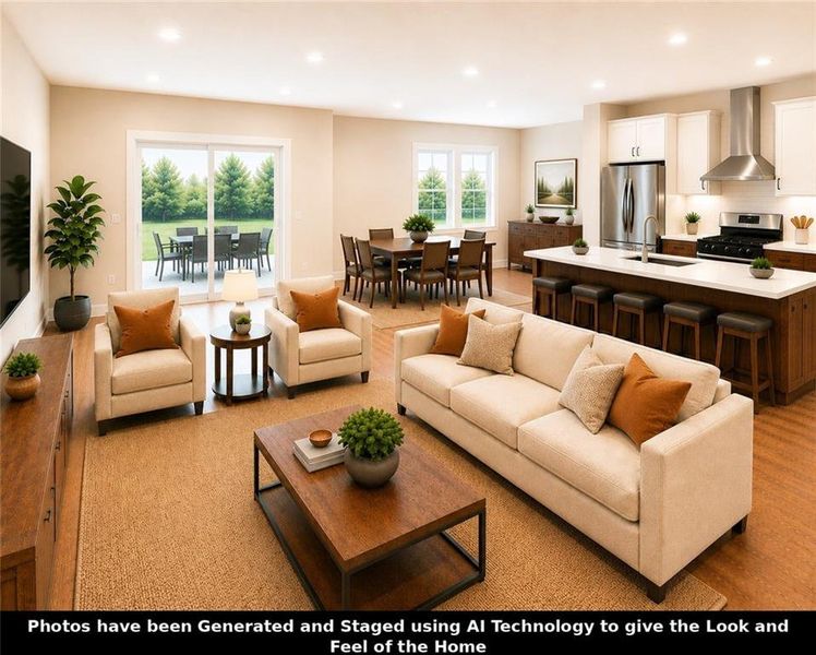 Furnished interior view inside a new home in Ferguson Corners, Emerson (Image 4).