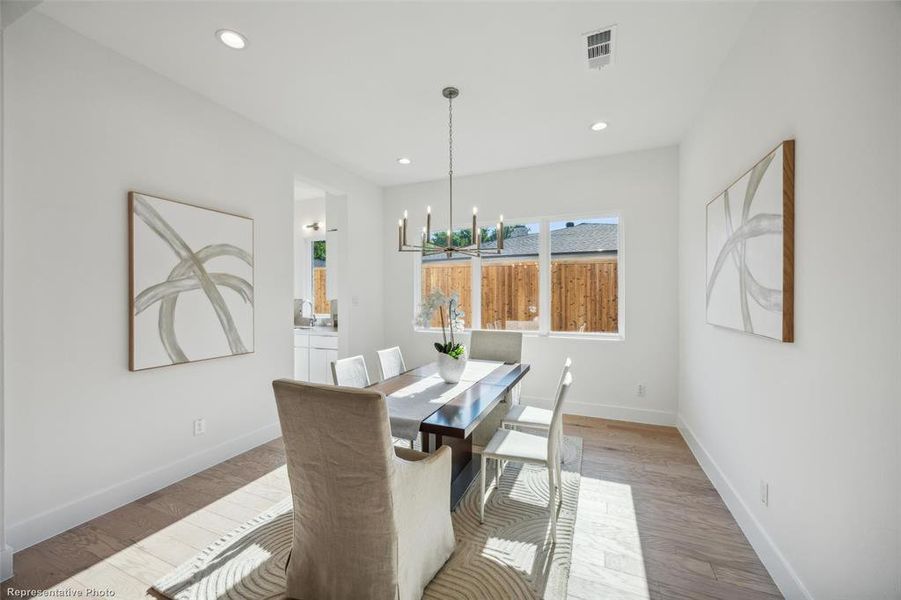 Formal dining room