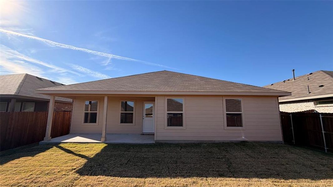 Yard- All Home and community information, including pricing, included features, terms, availability and amenities, are subject to change at any time without notice or obligation. All Drawings, pictures, photographs, video, square footages, floor plans, elevations, features, colors and sizes are approximate for illustration purposes only and will vary from the homes as built.