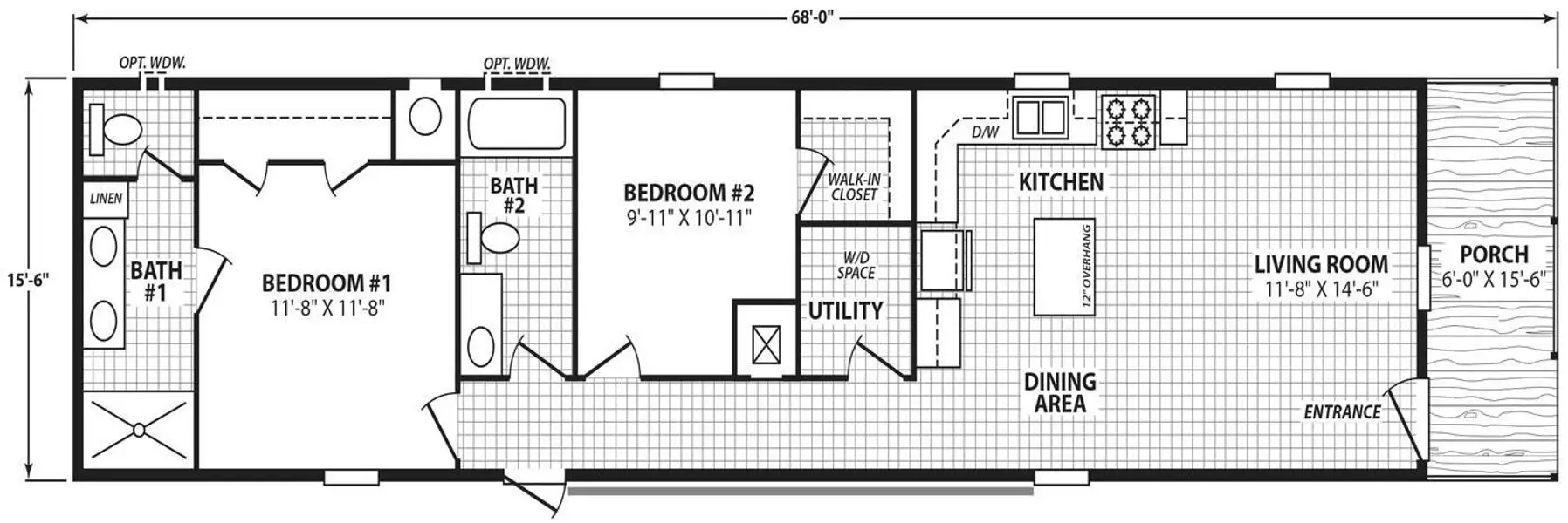 2D floor plan layout of this home in , Edna, TX (Image 3). 2D floor plan layout of this home in , Edna, TX (Image 3).
