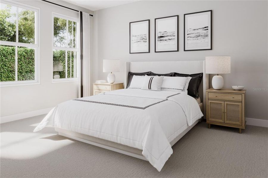 Furnished interior view inside a new home in Lake Mattie Preserve, Auburndale (Image 7). Furnished interior view inside a new home in Lake Mattie Preserve, Auburndale (Image 7).