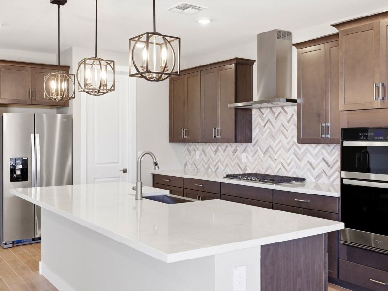 Furnished interior view inside a new home in Abel Ranch Signature Series, Goodyear (Image 4). Furnished interior view inside a new home in Abel Ranch Signature Series, Goodyear (Image 4).