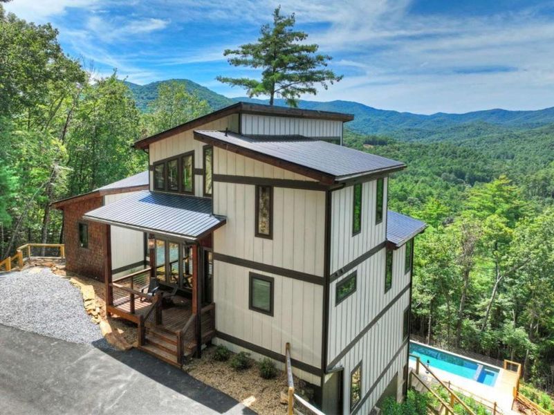 Front exterior of a new home in , Epworth, GA, highlighting curb appeal (Image 21).