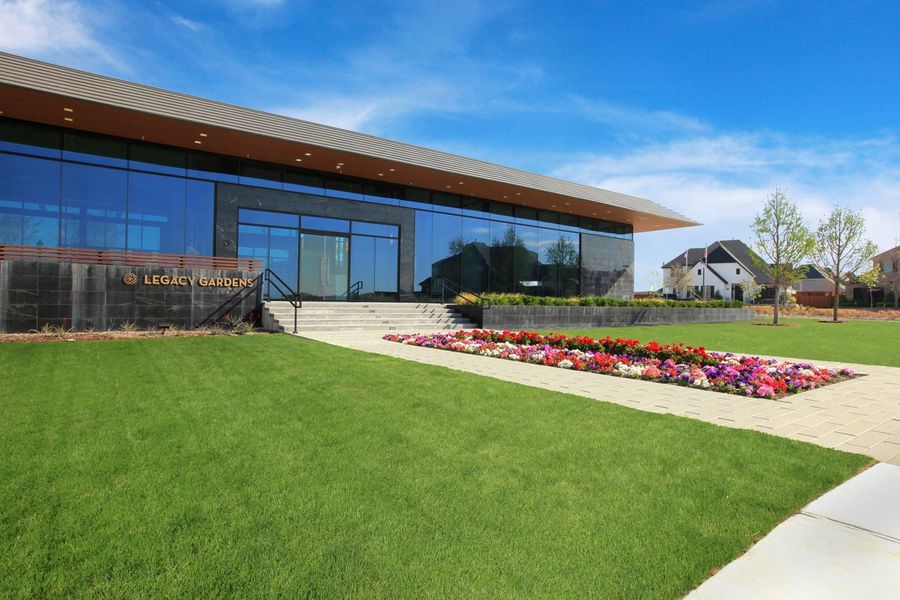 Representative exterior photo of a completed home built from the Dashiell 7101 by Risland Homes in Legacy Gardens, Prosper, TX (Image 1).