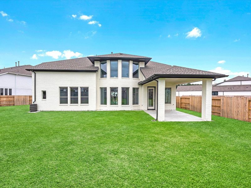 Representative exterior photo of a completed home built from the The Calistoga by Westin Homes in ARTAVIA® - 65' Art Collection, Conroe, TX (Image 17). Representative exterior photo of a completed home built from the The Calistoga by Westin Homes in ARTAVIA® - 65' Art Collection, Conroe, TX (Image 17).