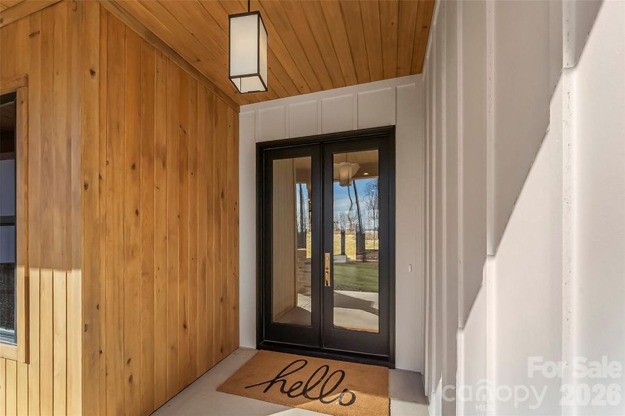 Inviting front porch with timeless curb appeal.