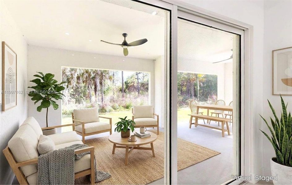 Furnished interior view inside a new home in , Naples (Image 10).