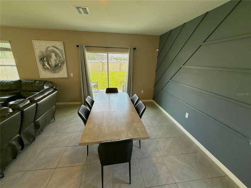 Dining Room to back yard