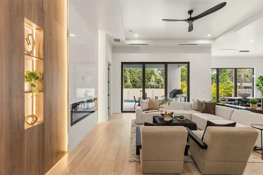 Furnished interior view inside a new home in , Winter Park (Image 38).