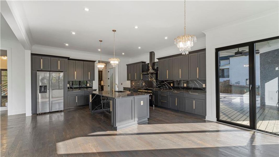 Furnished interior view inside a new home in , Marietta (Image 9).