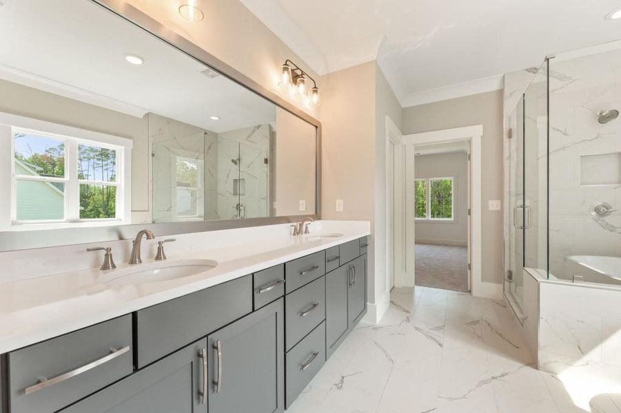 Furnished interior view inside a new home in Arden on Lanier, Cumming (Image 12). Furnished interior view inside a new home in Arden on Lanier, Cumming (Image 12).