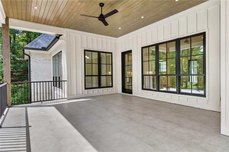 Exterior details and patio area of a home in , Cumming (Image 37).
