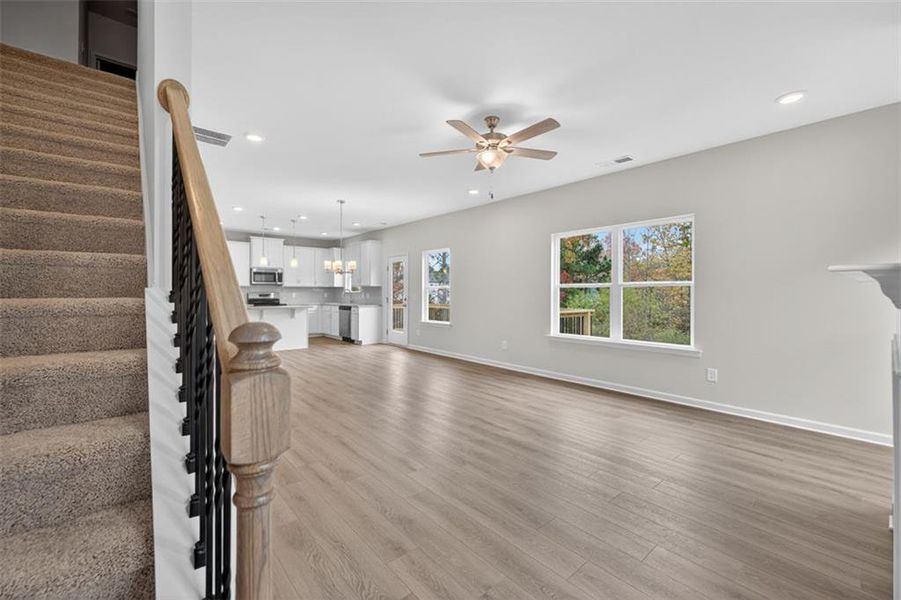 Spacious, unfurnished interior of a new home in Garrett Preserve, Douglasville (Image 47).