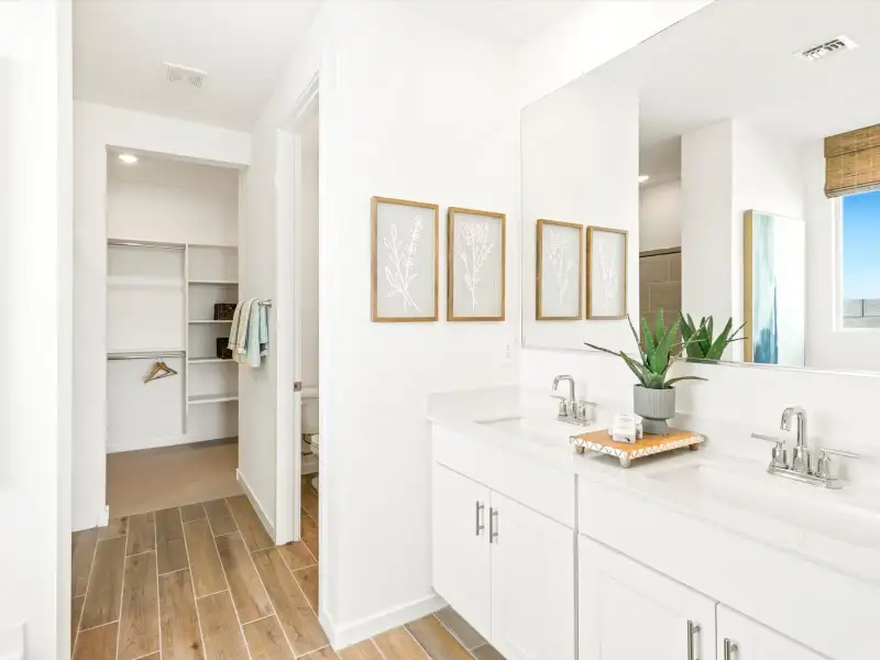 Furnished interior view inside a new home in Mountain View Estates Signature Series, Buckeye (Image 14).