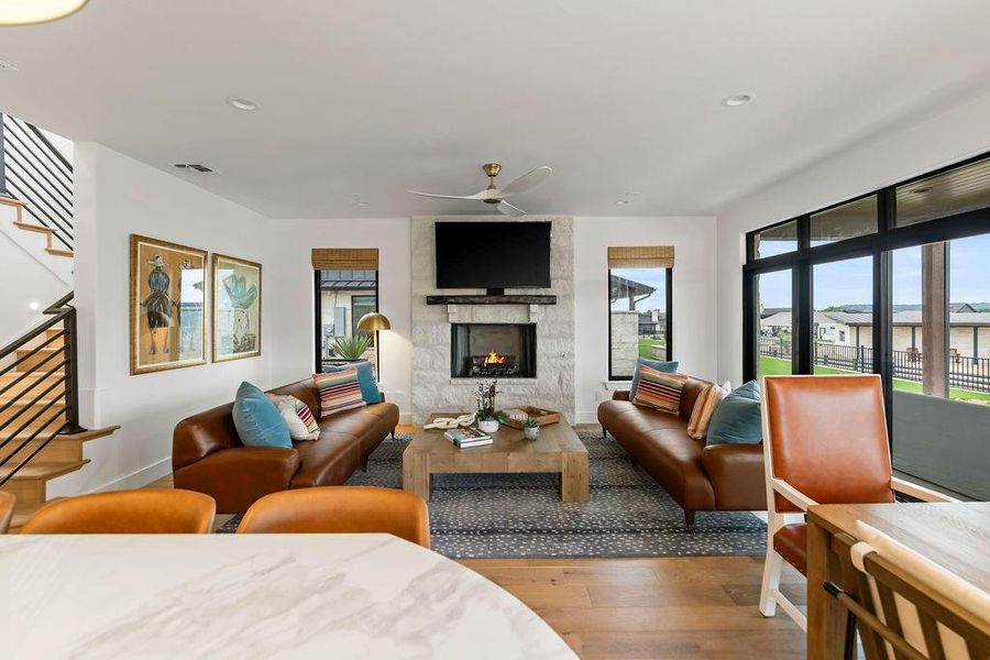 Furnished interior view inside a new home in , Iredell (Image 34).