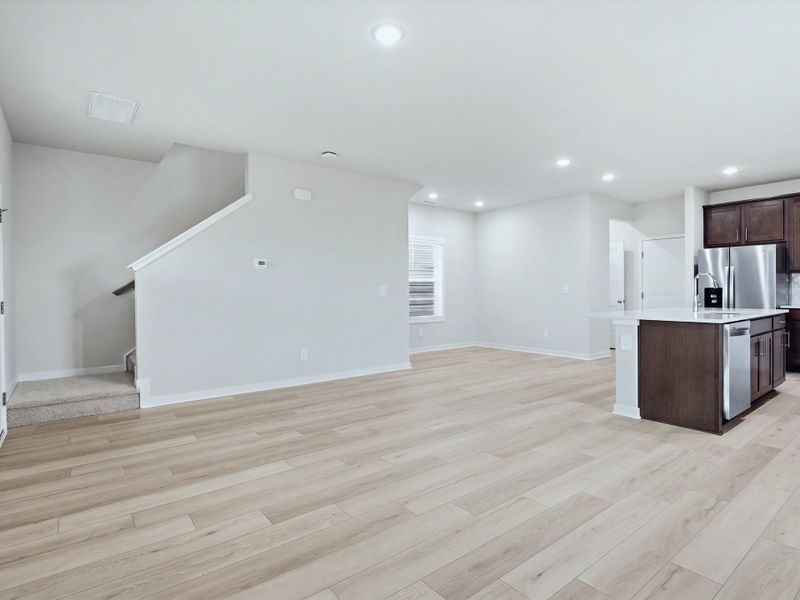 Spacious, unfurnished interior of a new home in Marshburn Landing - Bungalow Series, Wendell (Image 11).