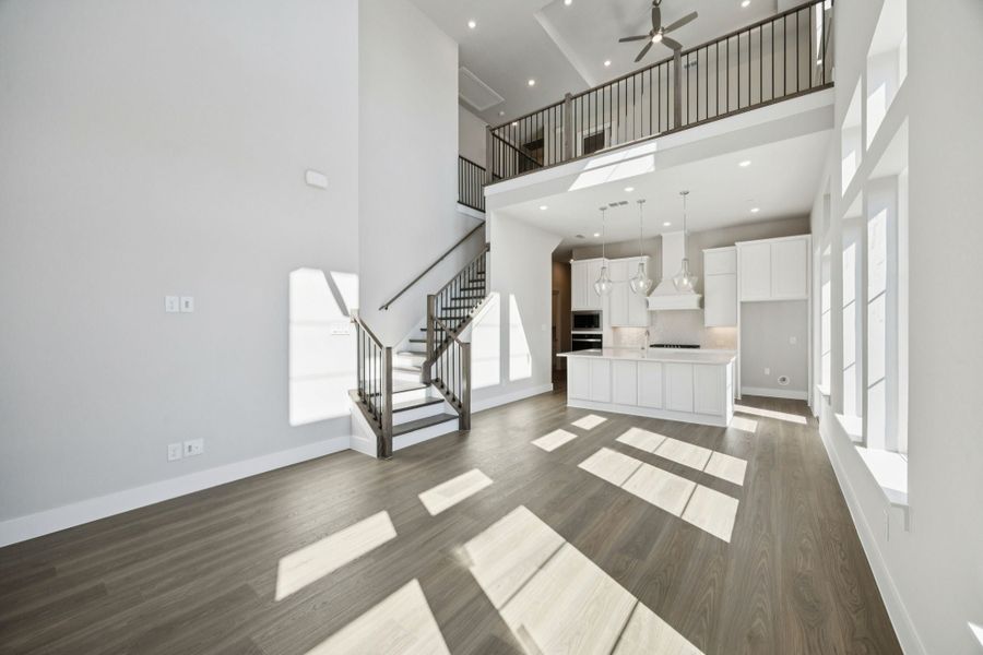 Spacious, unfurnished interior of a new home in Newman Village Townhomes, Frisco (Image 12). Spacious, unfurnished interior of a new home in Newman Village Townhomes, Frisco (Image 12).
