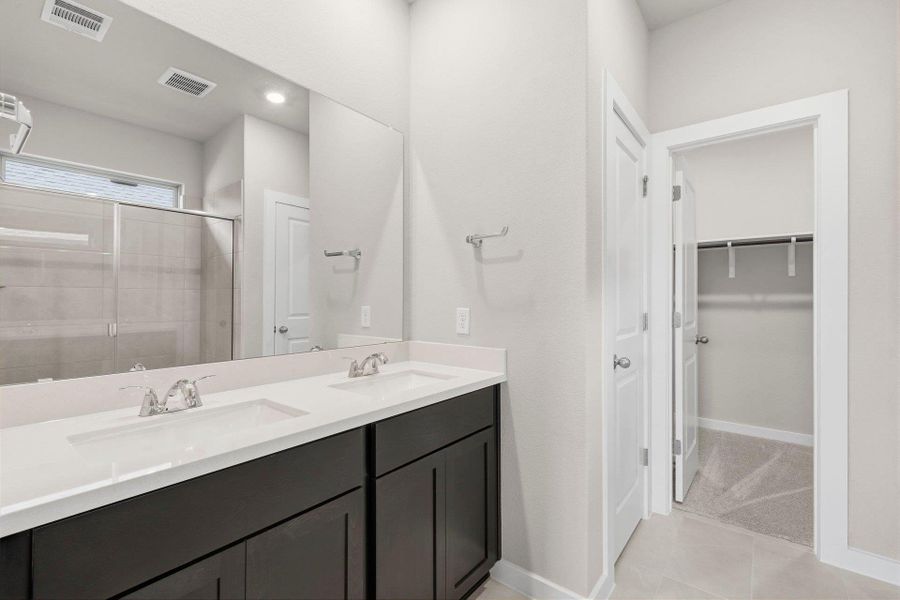 Primary Bath retreat with dual vanities