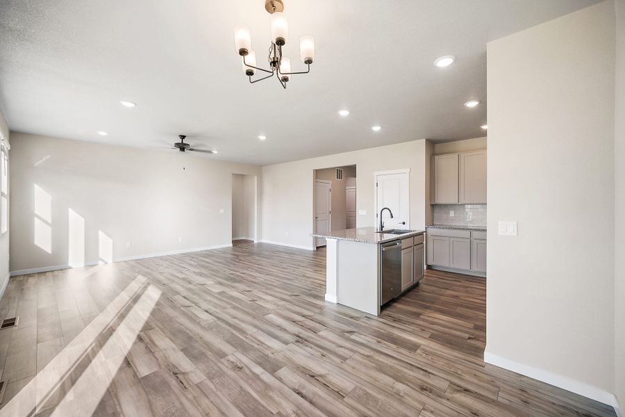 Spacious, unfurnished interior of a new home in The Glen, Colorado Springs (Image 23). Spacious, unfurnished interior of a new home in The Glen, Colorado Springs (Image 23).