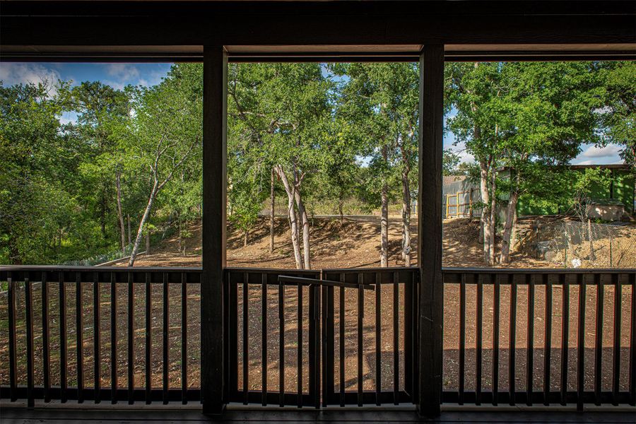 View to backyard from your porch View to backyard from your porch
