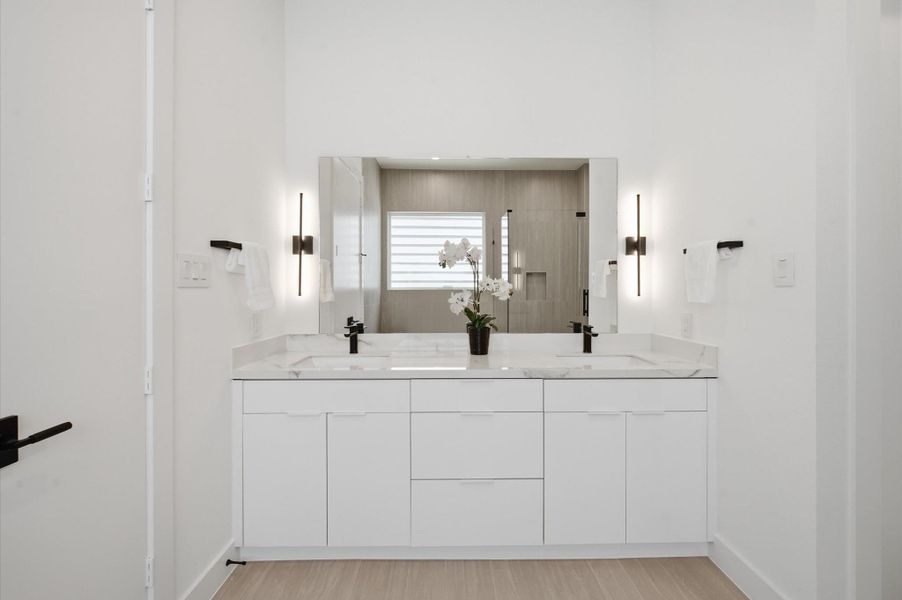 Furnished interior view inside a new home in , Houston (Image 6).
