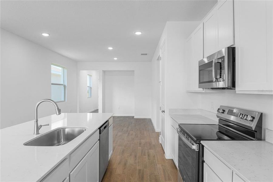 Furnished interior view inside a new home in Seasons at Scenic Terrace, Lake Hamilton (Image 3).