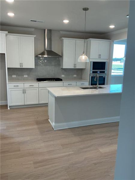 Furnished interior view inside a new home in Wehunt Meadows, Hoschton (Image 11).