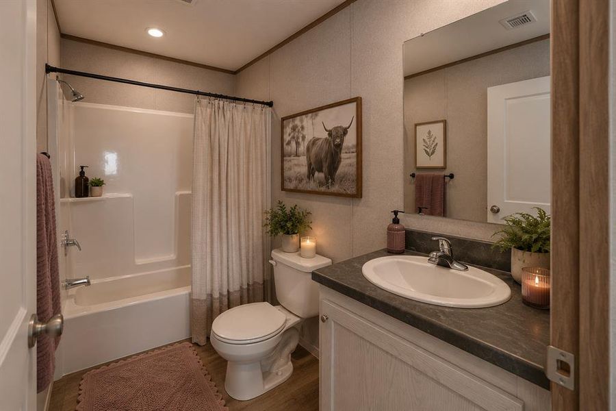 Furnished interior view inside a new home in , Azle (Image 8).