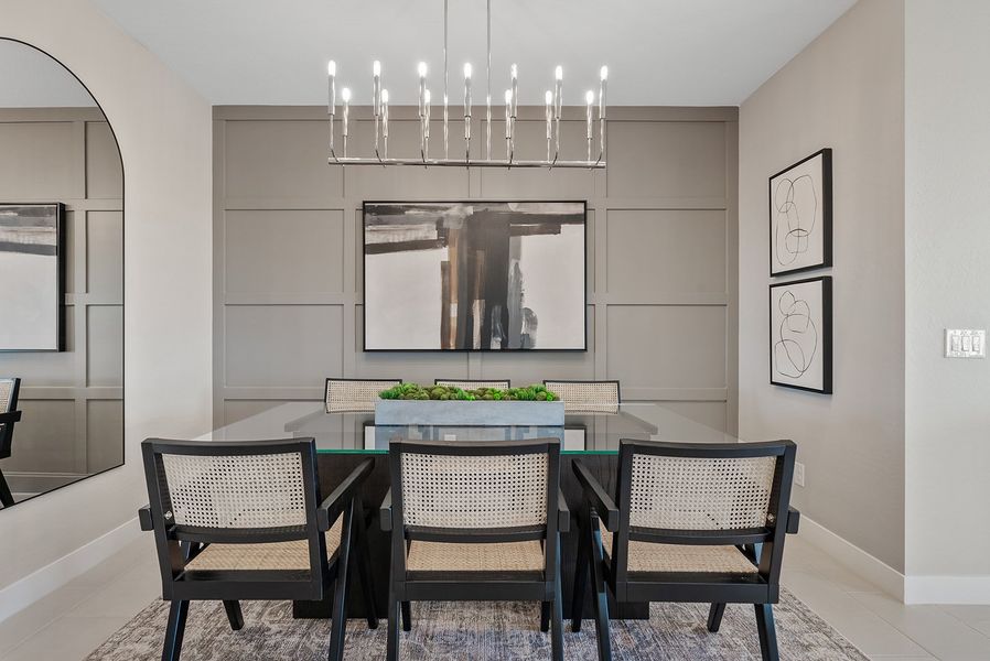 Furnished interior view inside a new home in Artisan at Asante, Surprise (Image 14).