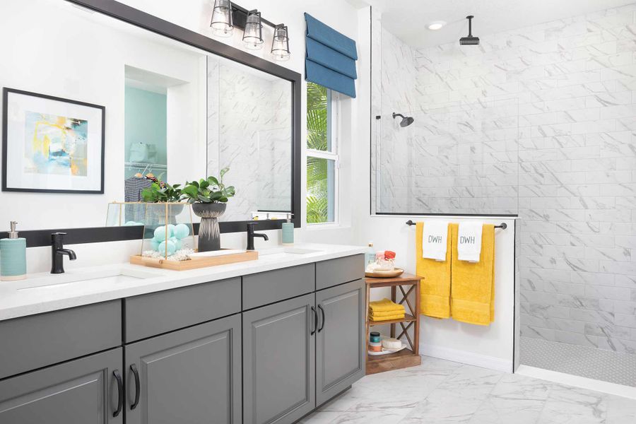 Representative furnished interior of a home built from the The Nightingale by David Weekley Homes in Vistera of Venice – Garden Series, Nokomis (Image 4).