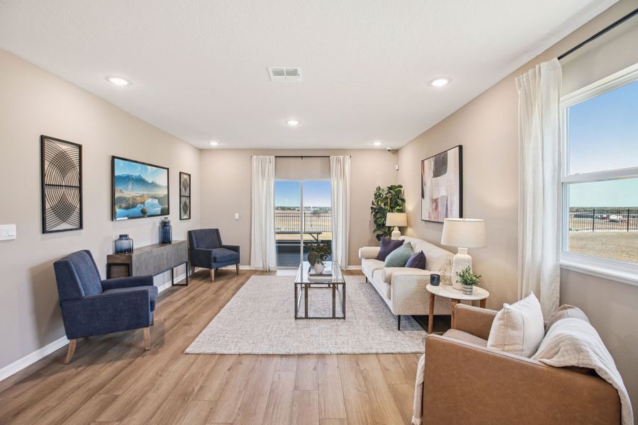 Representative furnished interior of a home built from the Maple by Maronda Homes in Malabar Springs, Palm Bay (Image 7).