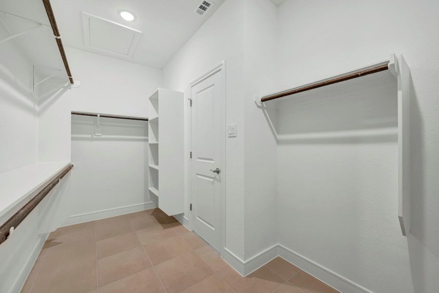 Primary walk-in closet