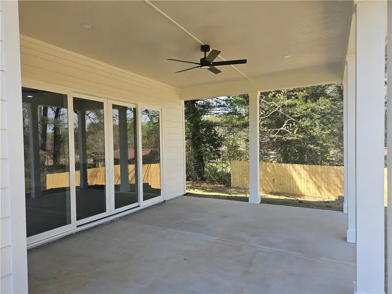 Exterior details and patio area of a home in , Stone Mountain (Image 3).