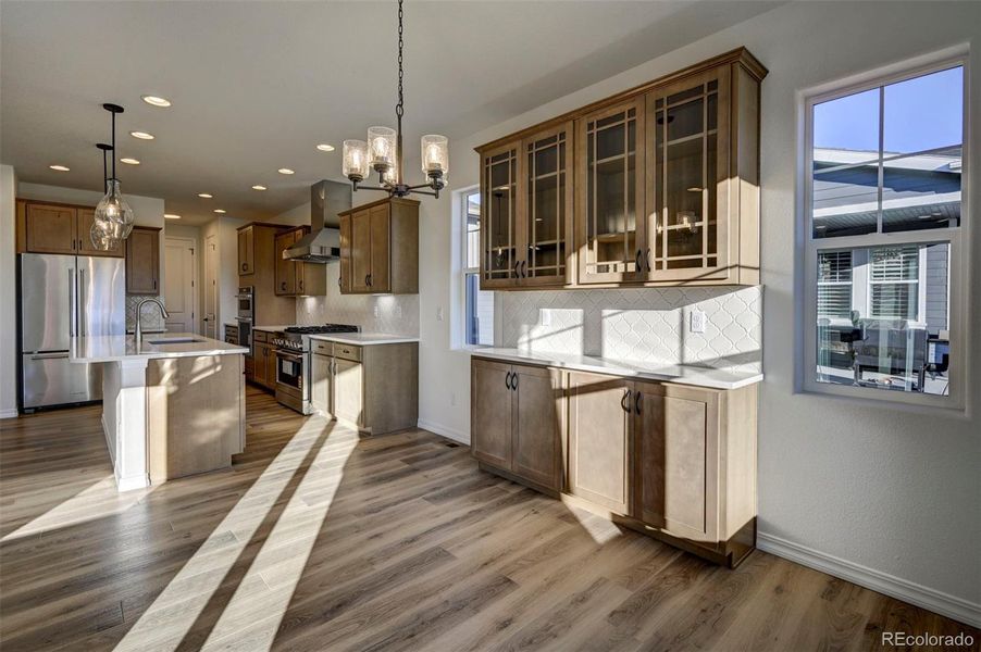 Furnished interior view inside a new home in , Colorado Springs (Image 7).