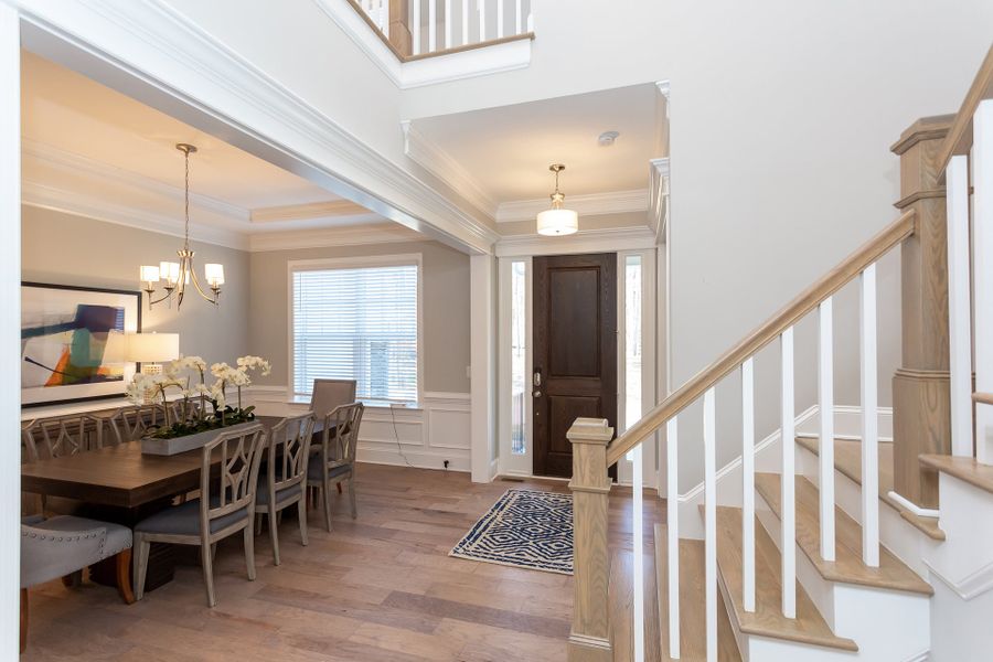 Representative furnished interior of a home built from the Statesville by Caruso Homes in Sauls Landing, Zebulon (Image 5). Representative furnished interior of a home built from the Statesville by Caruso Homes in Sauls Landing, Zebulon (Image 5).