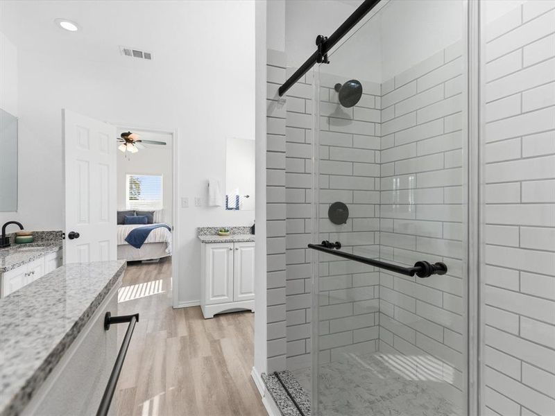 Furnished interior view inside a new home in , Kennedale (Image 9).