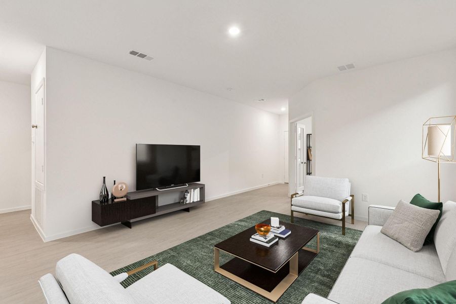 Furnished interior view inside a new home in Mavera, Conroe (Image 6).