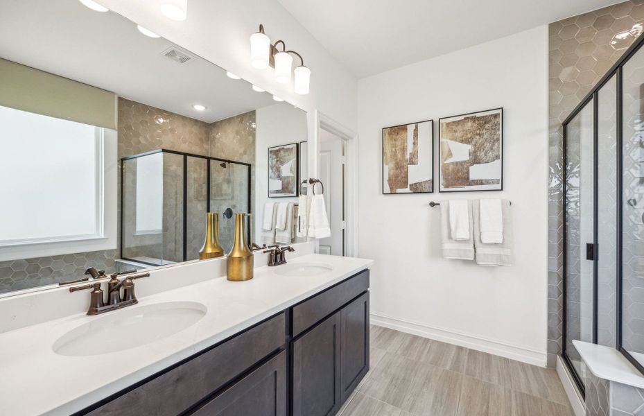 Furnished interior view inside a new home in Westside Preserve, Midlothian (Image 18).