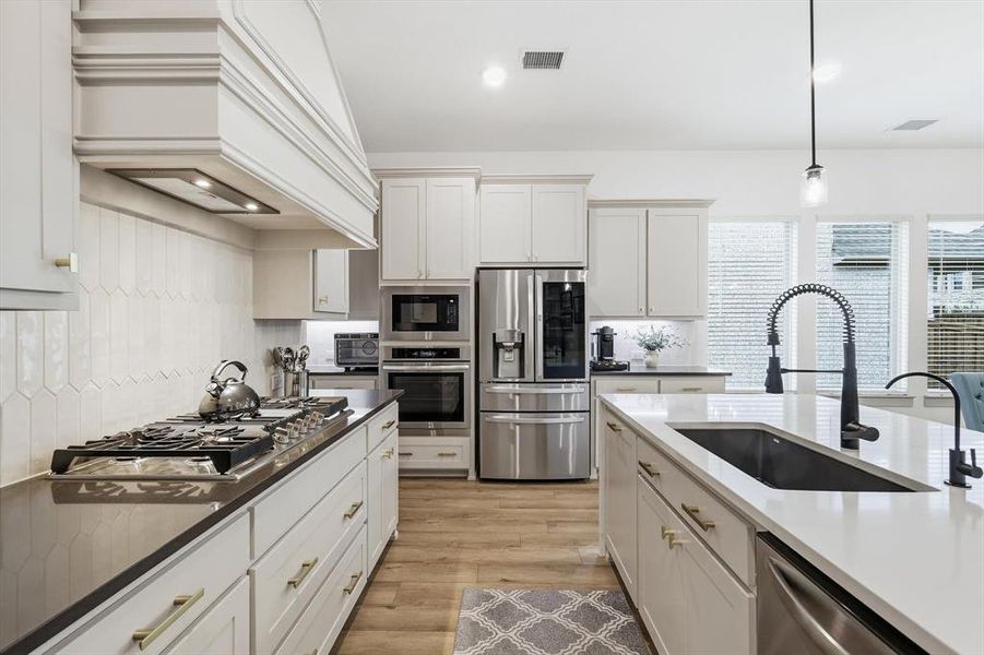 Furnished interior view inside a new home in Estates at Stacy Crossing, McKinney (Image 13).