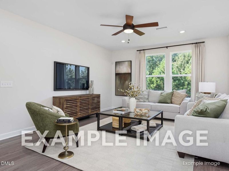 Furnished interior view inside a new home in Sage on North Main, Wake Forest (Image 10).