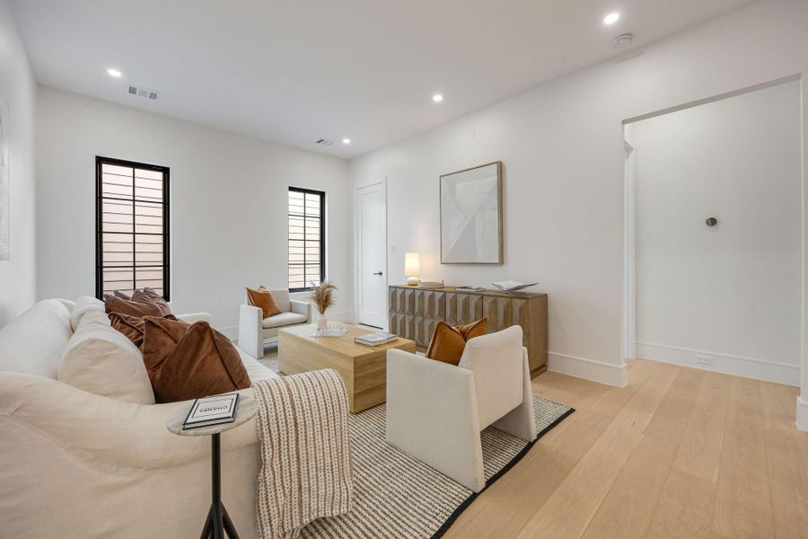 Furnished interior view inside a new home in , Houston (Image 31).